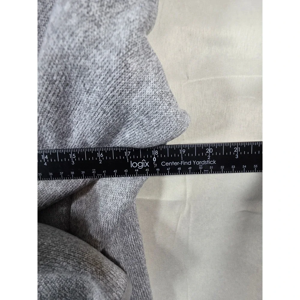 Time and Tru Womens Gray Sherpa Lined Full Zip Hoodie Jacket Size M 8-10 - Picture 6 of 7